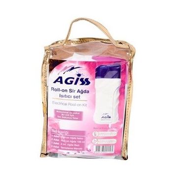 Agiss Çantalı Roll-on Sir Ağda Isıtıcı Set