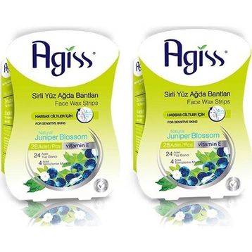 Agiss Hassas Ciltler İçin 24 Adet Sirli Yüz Ağda Bandı