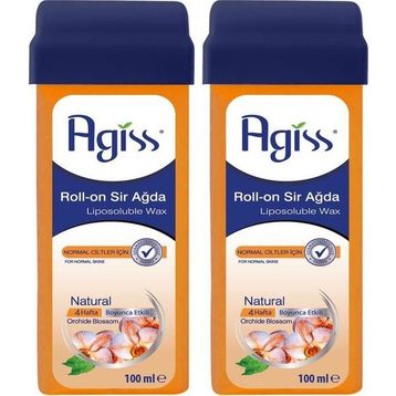 Agiss Natural 2x100 ml Roll-On Sir Ağda