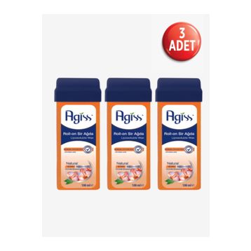 Agiss Natural 3x100 ml Roll-On Sir Ağda
