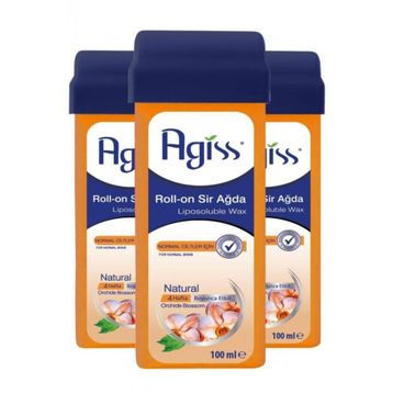 Agiss Natural 3x100 ml Roll-On Sir Ağda