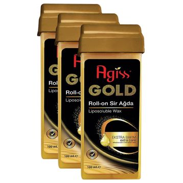 Agiss Roll-On Gold 3x100 ML Sir Ağda
