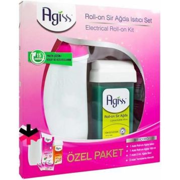 Agiss Roll-On Sir Ağda Isıtıcı Seti