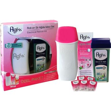 Agiss Roll-On Sir Ağda Isıtıcı Seti
