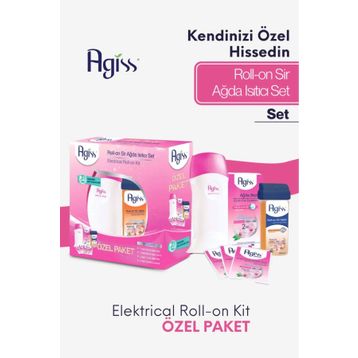 Agiss Sir Ağda Isıtıcı Makine Agiss Rollon Tüm Ciltler Kutulu Sir Ağda Seti