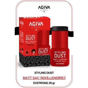 Agiva 03 20 gr Çok Sert Tutuş Saç Şekillendirici Saç Pudrası