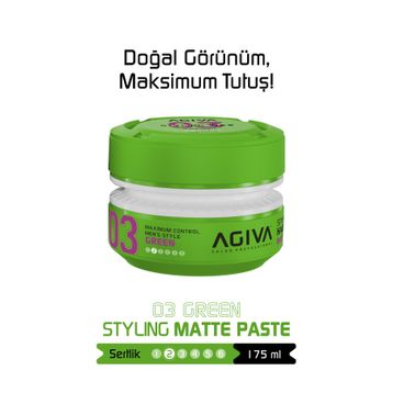 Agiva Green 175 ml Mat Wax