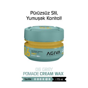 Agiva Grey 175 ml Orta Tutuş Parlak Wax