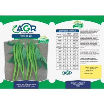 Agr 10 gr Biber Kıl Acı Tohumu