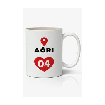 Ağrı Baskılı Baskılı Kahve Kupa Bardak