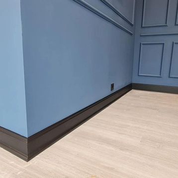AGT 2000 Mat Siyah 12 cm Mdf Süpürgelik