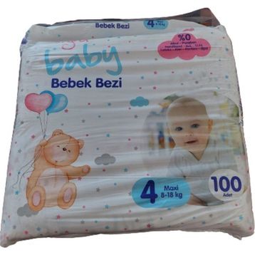 Agu Baby No:4 Maxi 100 Adet Bebek Bezi