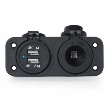 Agus Marin Tip USB ve 12 V Çakmak Şarj Soketi