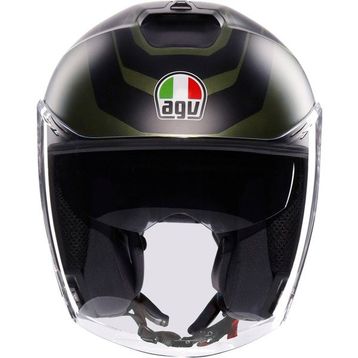 Agv Irides Sakai Matt Green Black Renkli Açık Kask