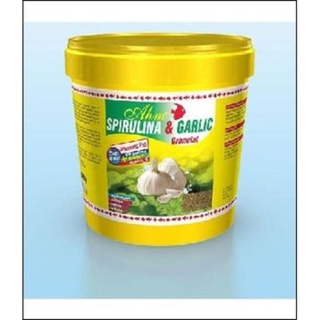 AHM Balık Yemleri Spirulina ve Garlic Granulat 3 kg Kova Sarımsaklı Yem