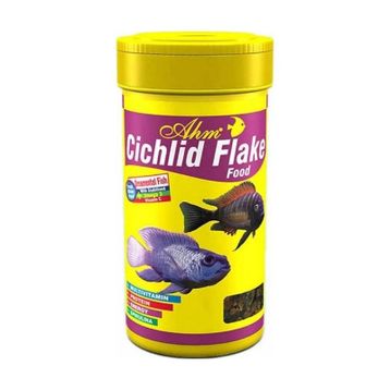 Ahm Cichlid Flake Pul 1000 ml Balık Yemi