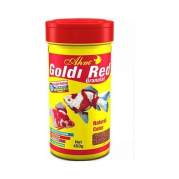 Ahm Goldi Red Ganulat 1000 ml Balık Yemi