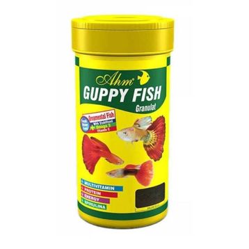 Ahm Guppy Fish Ganulat Lepistes 100 ml Balık Yemi