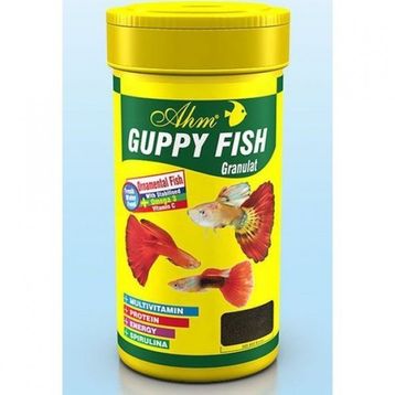 Ahm Guppy Granulat Lepistes 250 ml Balık Yemi