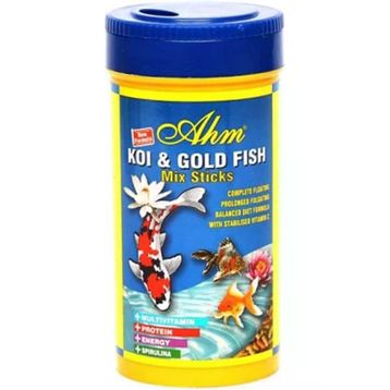 Ahm Koi Gold Fish Mix Sticks 250 ml Balık Yemi