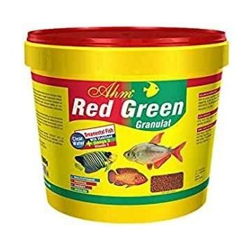 Ahm Red Green Granulat 3 Kg Karışık Ciklet Balık Yemi
