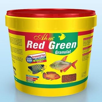 Ahm Red Green Granulat 3 Kg Karışık Ciklet Balık Yemi