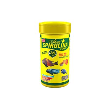 Ahm Spirulina Flake 250 ml Balık Yemi