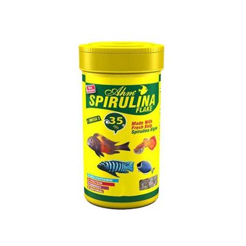 Ahm Spirulina Flake 250 ml Balık Yemi