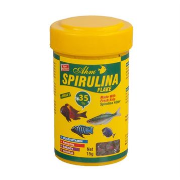 Ahm Spirulina Flake 250 ml Balık Yemi