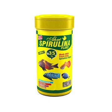 Ahm Spirulina Flake Bitkisel Pul 100 ml Balık Yemi