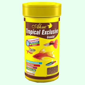 Ahm Tropical Exclusive Ganulat 100 ml Balık Yemi