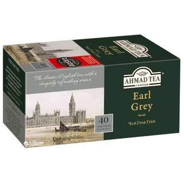 Ahmad Tea Earl Grey Demlik Poset Çay 40'lı