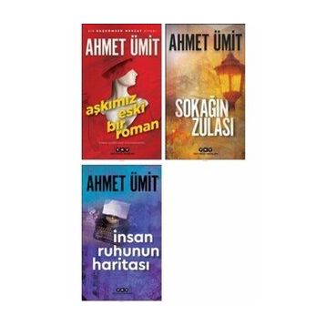Ahmet Ümit 3 Kitap Set : İnsan Ruhunun Haritası + Aşkımız Eski Bir Roman + Sokağın Zulası