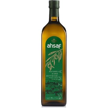 Ahsaf 1 lt Cam Naturel Sızma Zeytinyağı