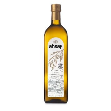 Ahsaf 1 lt Soğuk Sıkım Naturel Sızma Zeytinyağı
