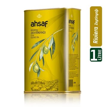 Ahsaf Riviera 1 lt Teneke Zeytinyağı