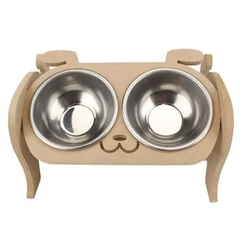 Ahşap Bej Köpek Mamalık