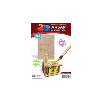 Ahşap Benzin İstasyonu Maket
