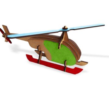 Ahşap Helikopter Maket