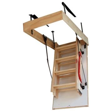 Ahşap Katlanır 60x120 cm Çatı Merdiveni