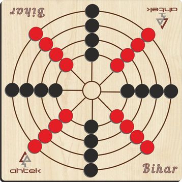 Ahtek ETİC042 Ahşap Bihar Akıl Zeka ve Strateji Oyunu