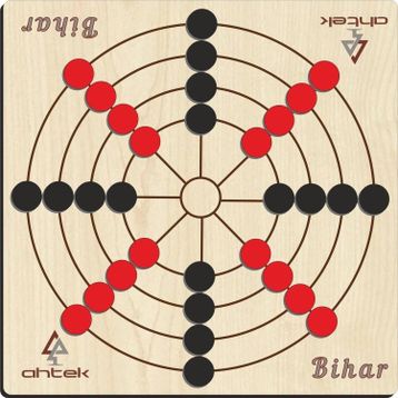 Ahtek ETİC042 Ahşap Bihar Akıl Zeka ve Strateji Oyunu