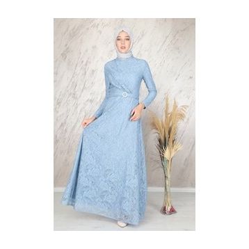 Ahunisa 6525 Bebe Mavi Tanem Abiye