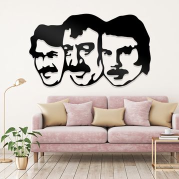 Ahwall Orhan, Müslüm, Ferdi Dekoratif Ahşap Tablo