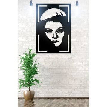 Ahwall Zeki Müren Figürlü Dekoratif Ahşap Tablo