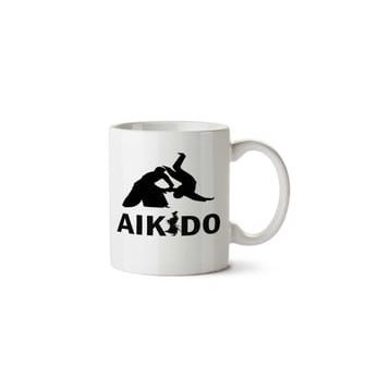 Aikido Dövüş Baskılı Kupa