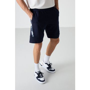 Air Jones 81246 İndigo Baskılı Erkek Şort