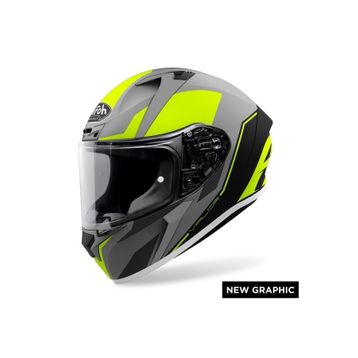 Aıroh Valor Wıngs Yellow Matt Kask