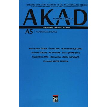 Akad Dergisi Sayı: 2 - Kolektif
