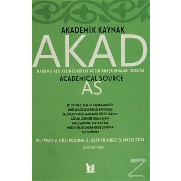Akad Dergisi Sayı: 3 - Kolektif